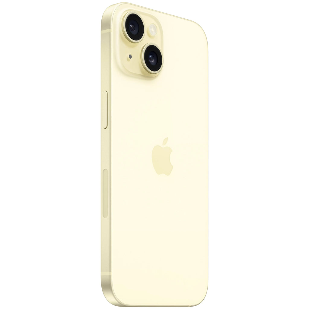 Prepaid 256GB, Apple Talk iPhone Yellow Straight Smartphone 15, -