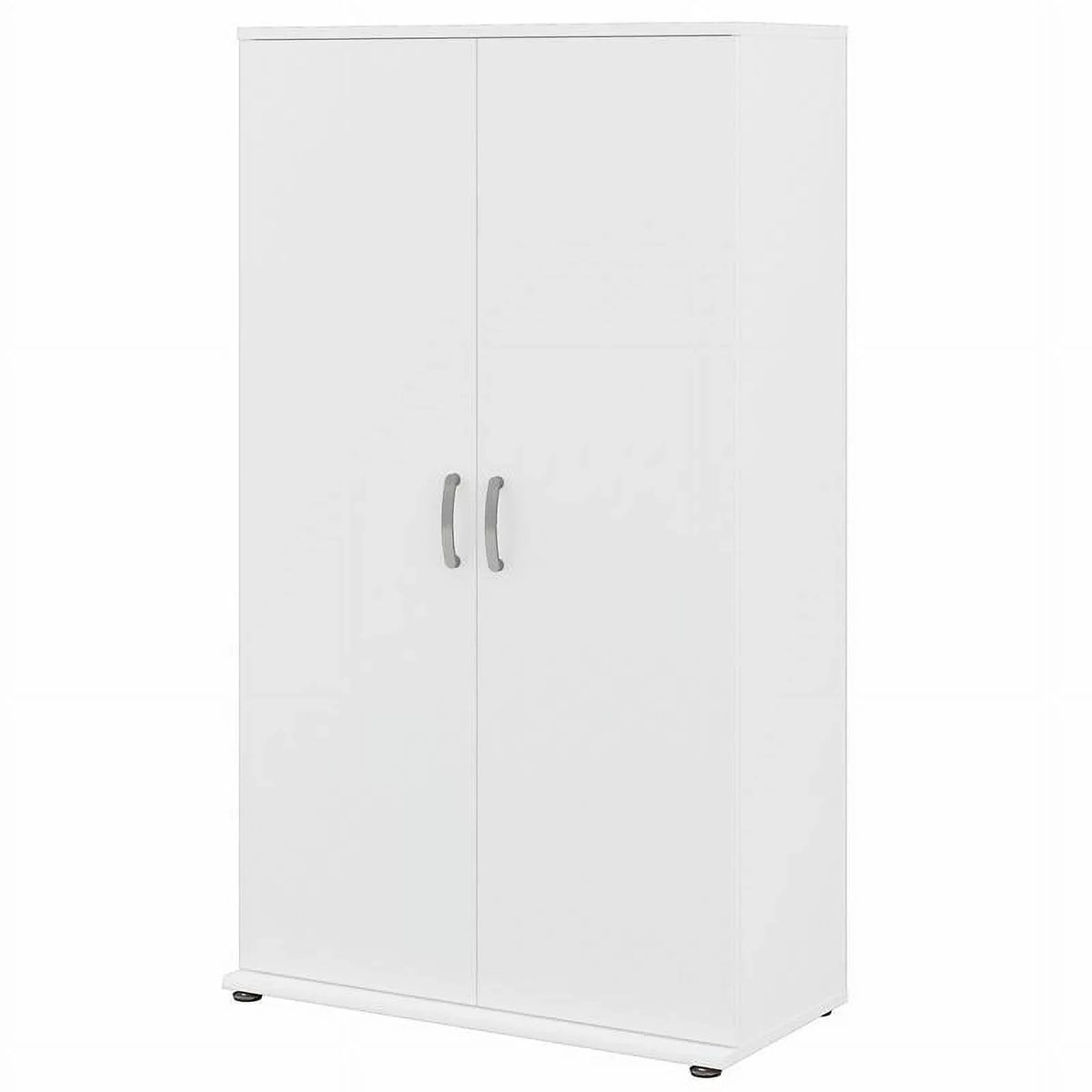 Row Pemberly Cabinet Engineered in White - Storage Tall Wood Garage