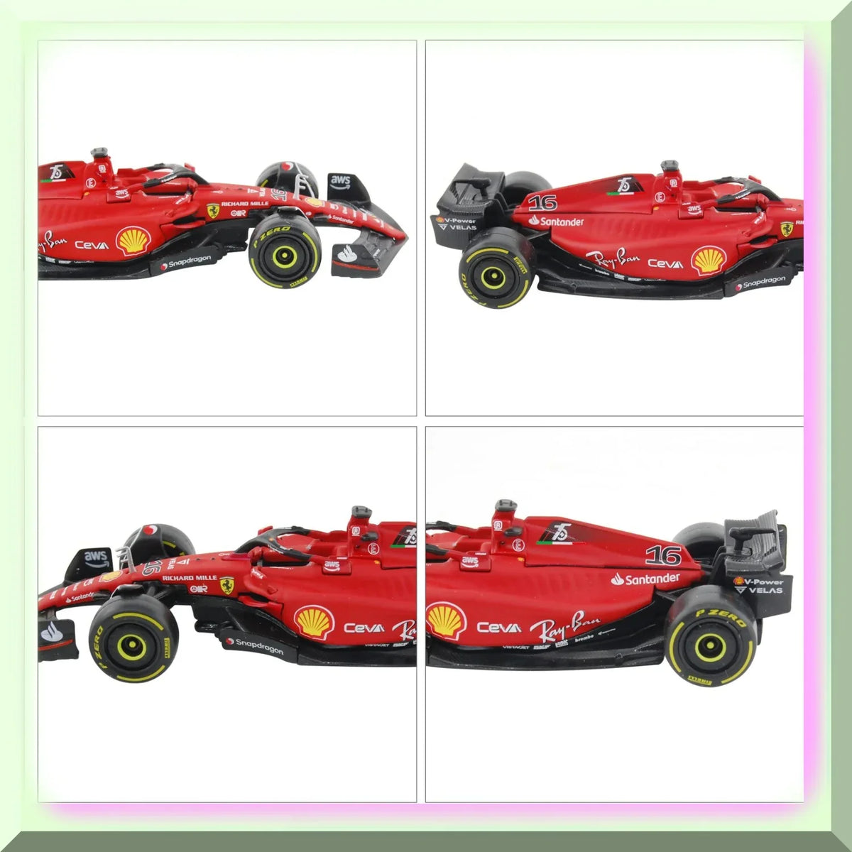 Ferrarii Rev Collection! Speedster: F1-75#16 Diecast 2022 Up C. Leclerc Your