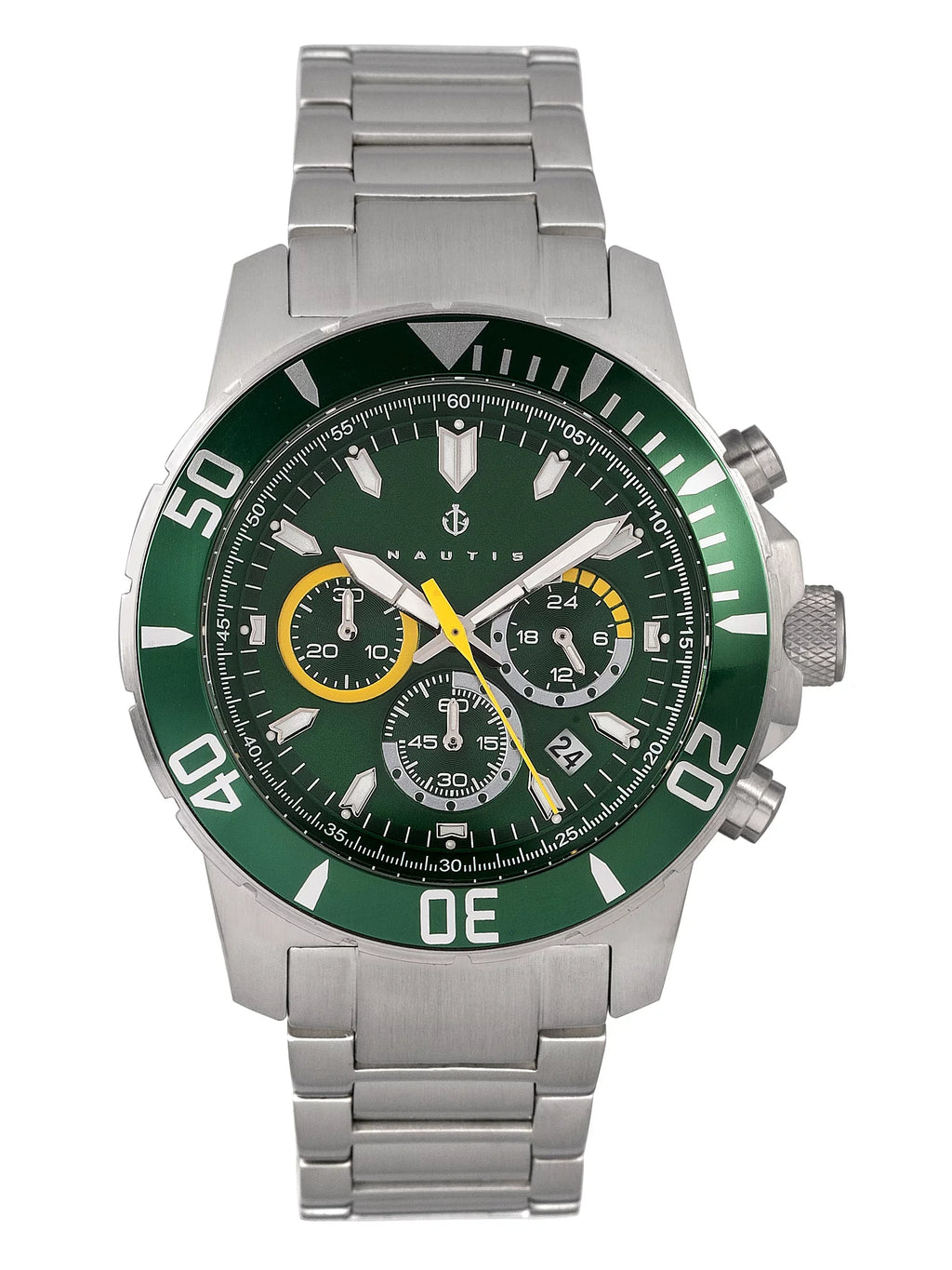 Chrono Bracelet Nautis Dive Chronograph - Green Watch 500