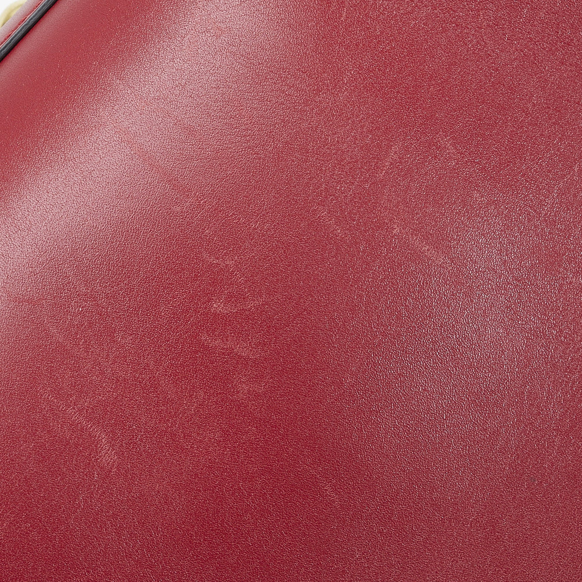 Leather (Good) Red Pre-Owned Sylvie Gucci Unisex Satchel Calf Authenticated
