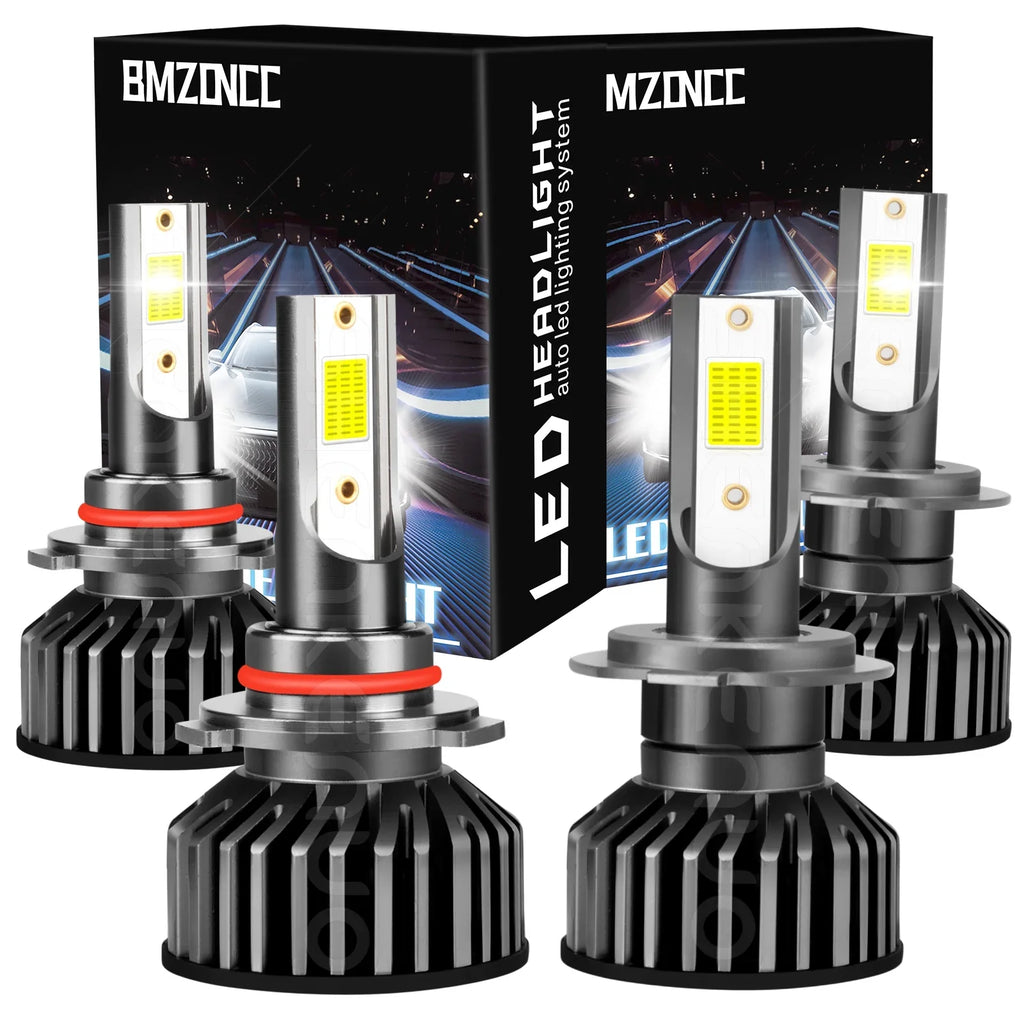 Bright 2018 9005 H7 2019 Mitsubishi for Headlight LED Super BMZONCC Combo High/Low Beam Bulbs Outlander 2017