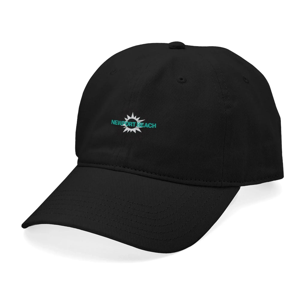 Hat Cotton Cap Newport Baseball Black Printed - - Canvas CafePress California Black Adjustable Beach
