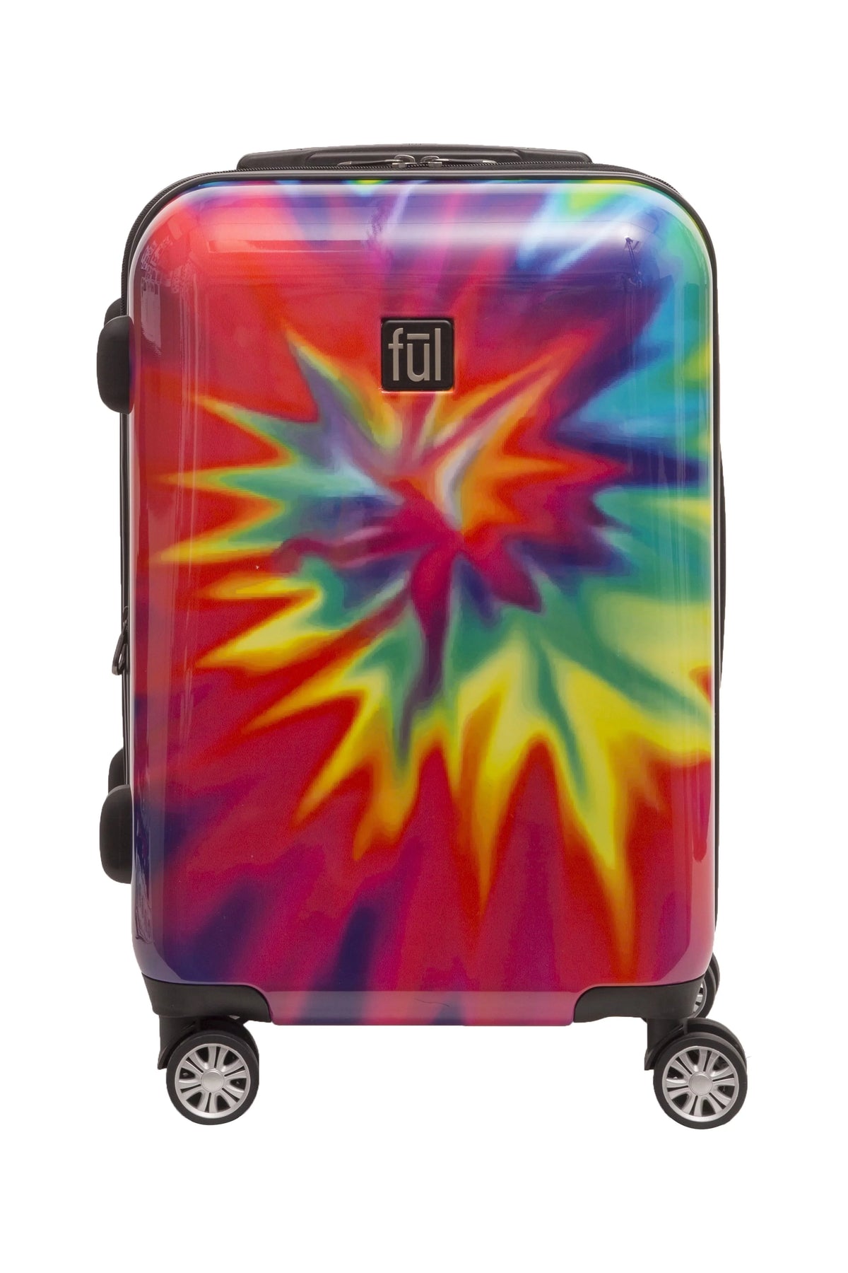 Hardshell Rolling Inch Wheels, Dye Tie-Dye Suitcase Rainbow Swirl On 22 Luggage, Carry Tie with
