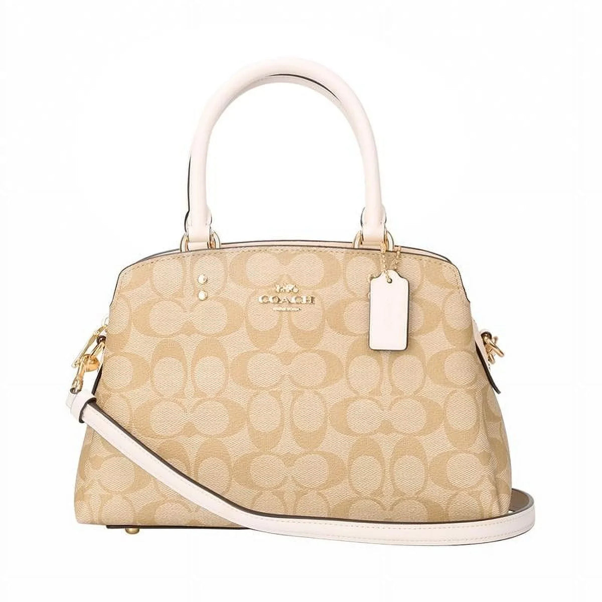 Crossbody Coach Mini Signature chalk 91494 Handbag Lillie khaki Carryall
