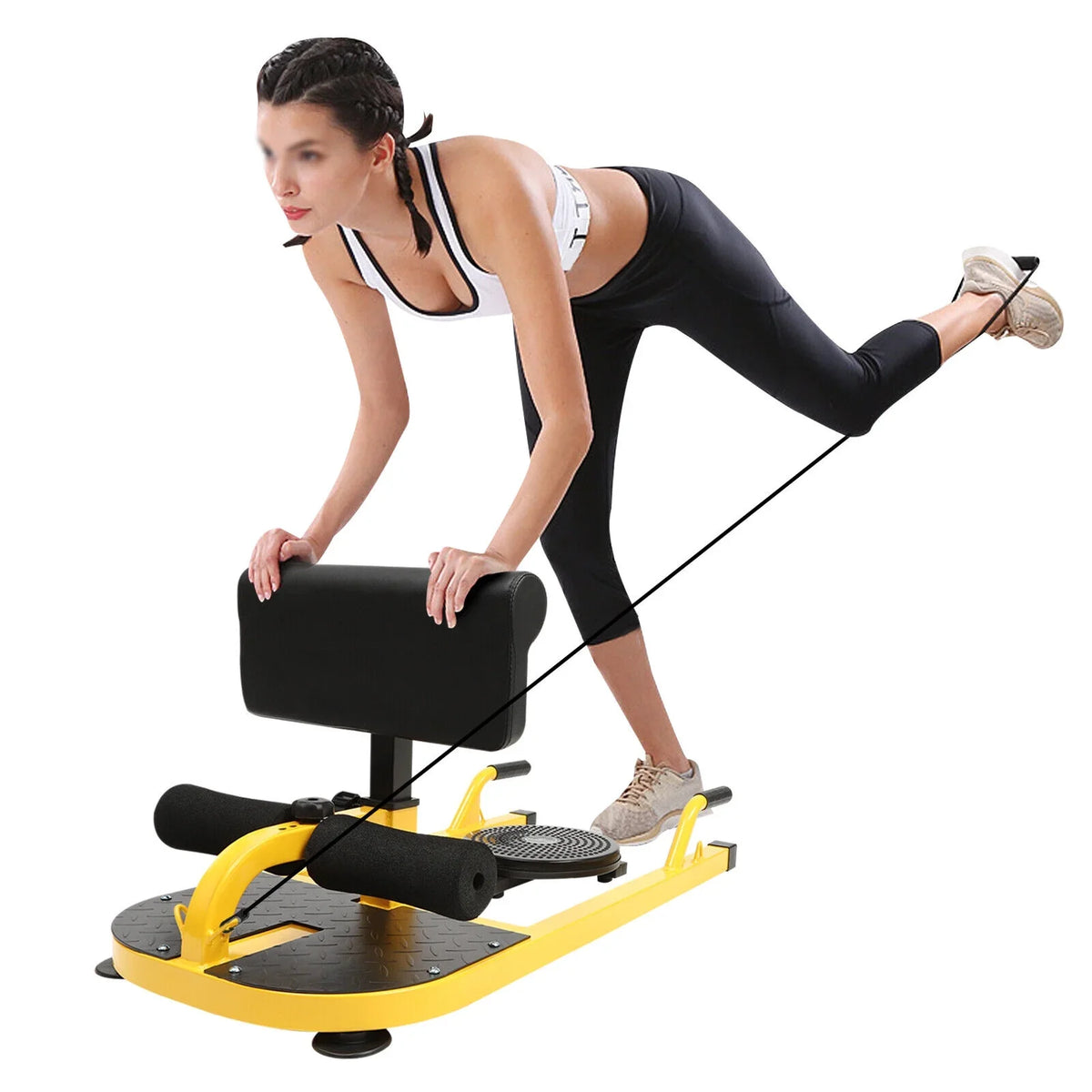 Gym Ab Machine Multifunctional Squat Adjustable Squat Home Trainer Deep Sissy