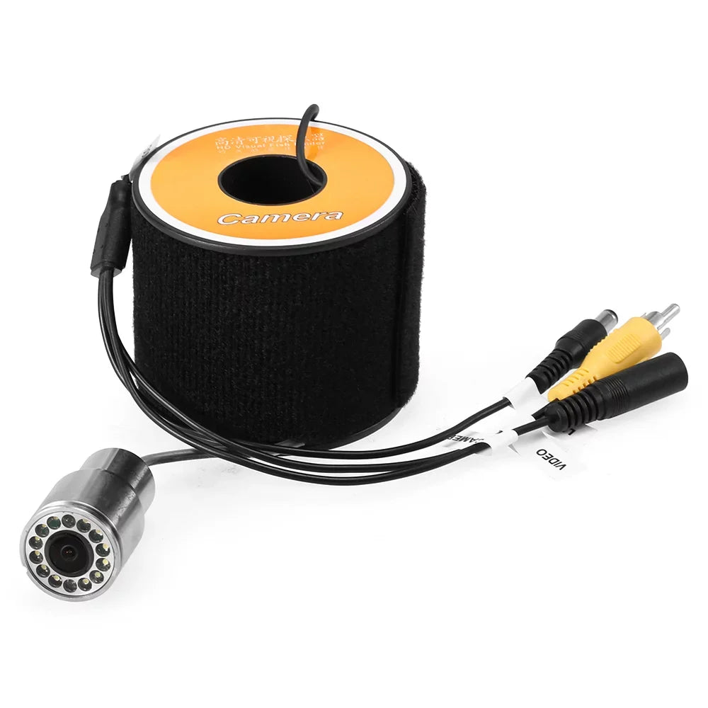 Shape Accessories Underwater Night Fishing Cable Boat 50m 15m for with 30m Camera 12 LEDs Waterproof Ice Fishing Lixada Fish Vision 1200TVL