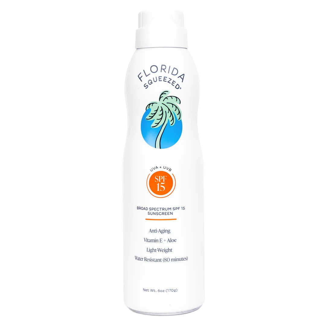oz 6 15 Non-Aerosol Spray Squeezed Florida SPF Sunscreen