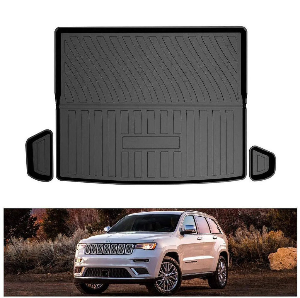 2019-2023 Waterproof Custom for Cherokee TPO Carpets Trunk Liner Jeep Mats Cargo
