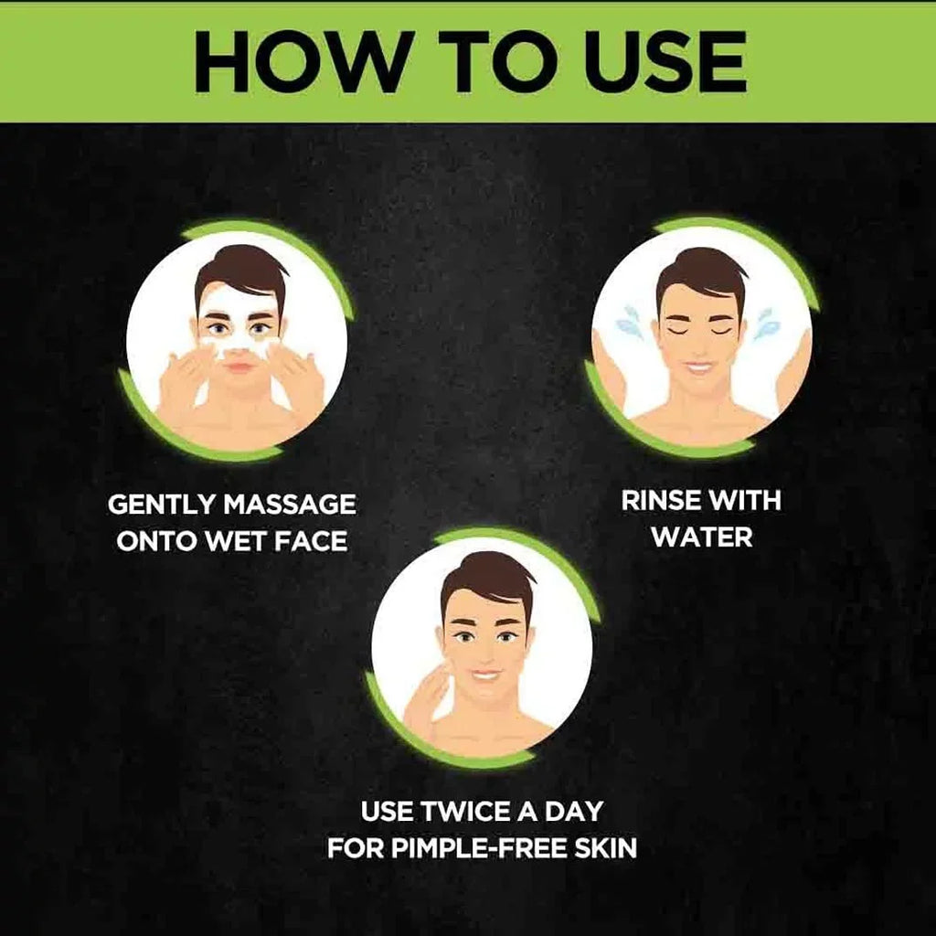of Garnier Anti-Pimple Balances 150g 2) Face & Repairs (Pack Men, Skin Wash,