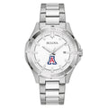 Wildcats Men's Silver Classic Arizona Steel Sport Watch Stainless Bulova