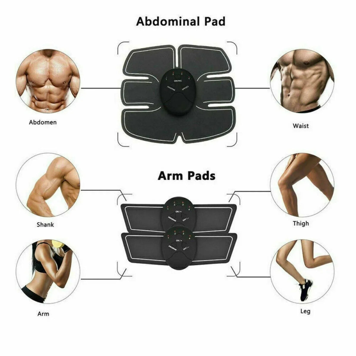 Burner Electric Toner Machine Belt Binder Muscle Gym Fitness Fat ABS Toning