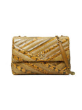 Snap Closure New Shoulder Tory Bag Leather Burch Kira Chevron Snake