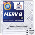 22 Filter Size: 4-PACK Filter A/C 8 USA HVAC Filters MERV King 31.5 x Pleated x | Air Actual .75" Furnace MADE IN | 22x31.5x1 | |