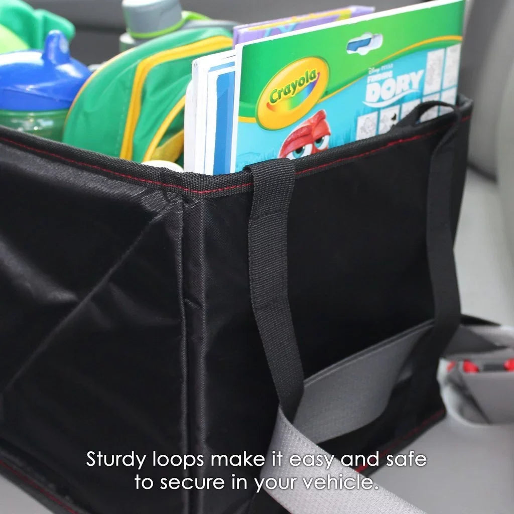 for Seat Books, Car Magazines, Great with More Lusso Maps, for Stitching Toys, Organizer and Games Featuring Kids 8 Compartments Tissues, Storage Documents, Black Adults, Front/Backseat Gear