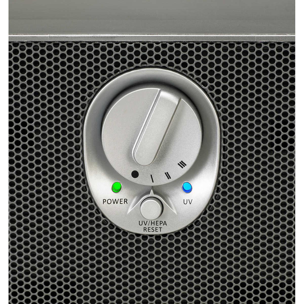 Air HEPA Reduction, Purifier, with Sanitizer GermGuardian 22 True and Odor 2-pack UV