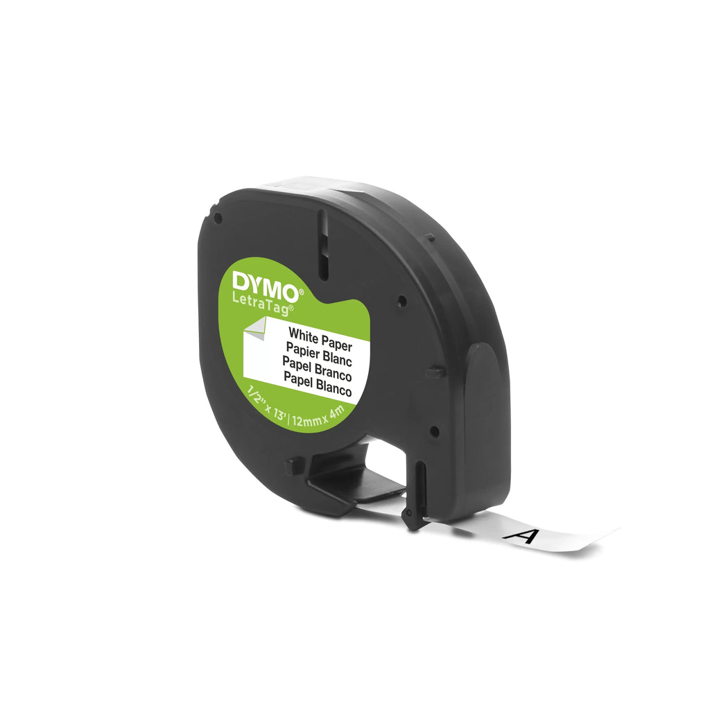 Includes Maker, Print on White Label Paper Label Black QWERTY LetraTag DYMO 100T