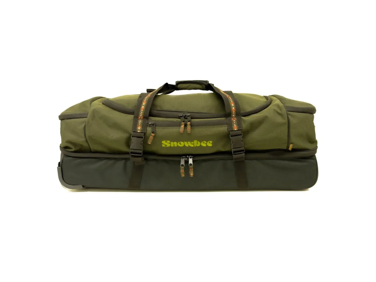 Luggage Roller Travel - Gear Storage Green Storage - Compartments XS Bag Fishing Fly - Dual Snowbee