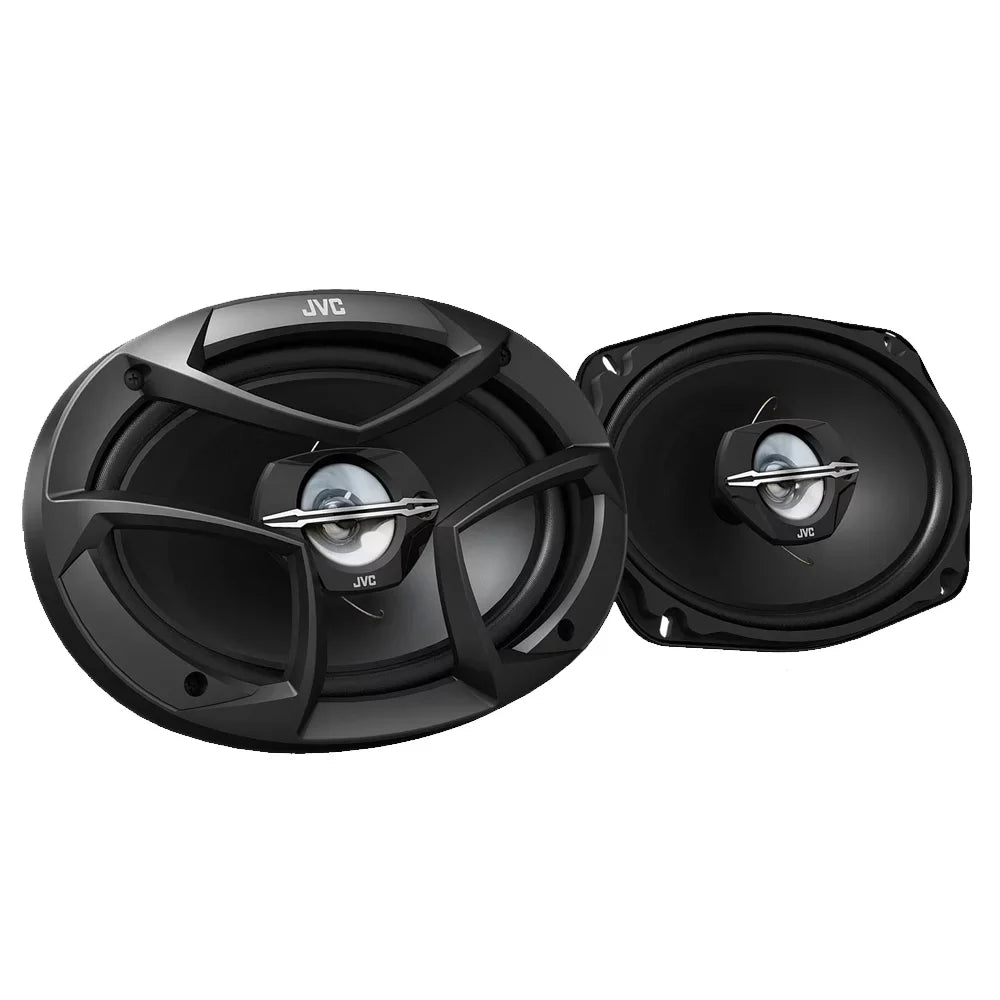 Bluetooth, CD JVC Receiver Amazon Front Alexa, JVC Of SirusXM Ready USB, Pairs + Speakers AUX, KD-TD91BTS w/ - Two 6x9"