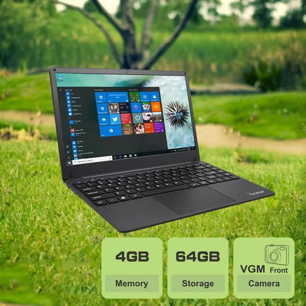 USB 1430NB-14.1in IPS Resolution, 1920x Mouse iView Dual 1080 High and Core, 4GB/64GB