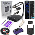 Remote Max Guide 8K WiFi USB 64GB with Keyboard, 2024 Drive, Extender, Detailed New Pro Setup 64GB RAM, HDMI Control, 4GB - Backlit 32GB TF Storage vSeeBox Cable, 11, Bundle Card, Android
