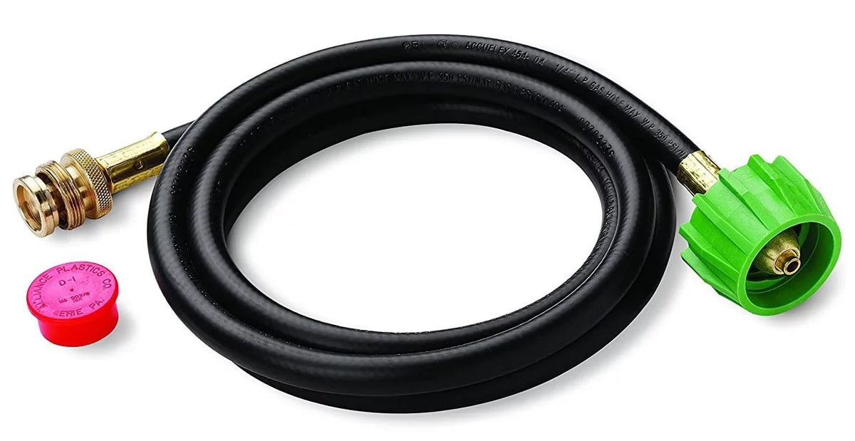 Q Portable Kit Go Hose 5' Propane Gas Weber Anywhere Grill Length
