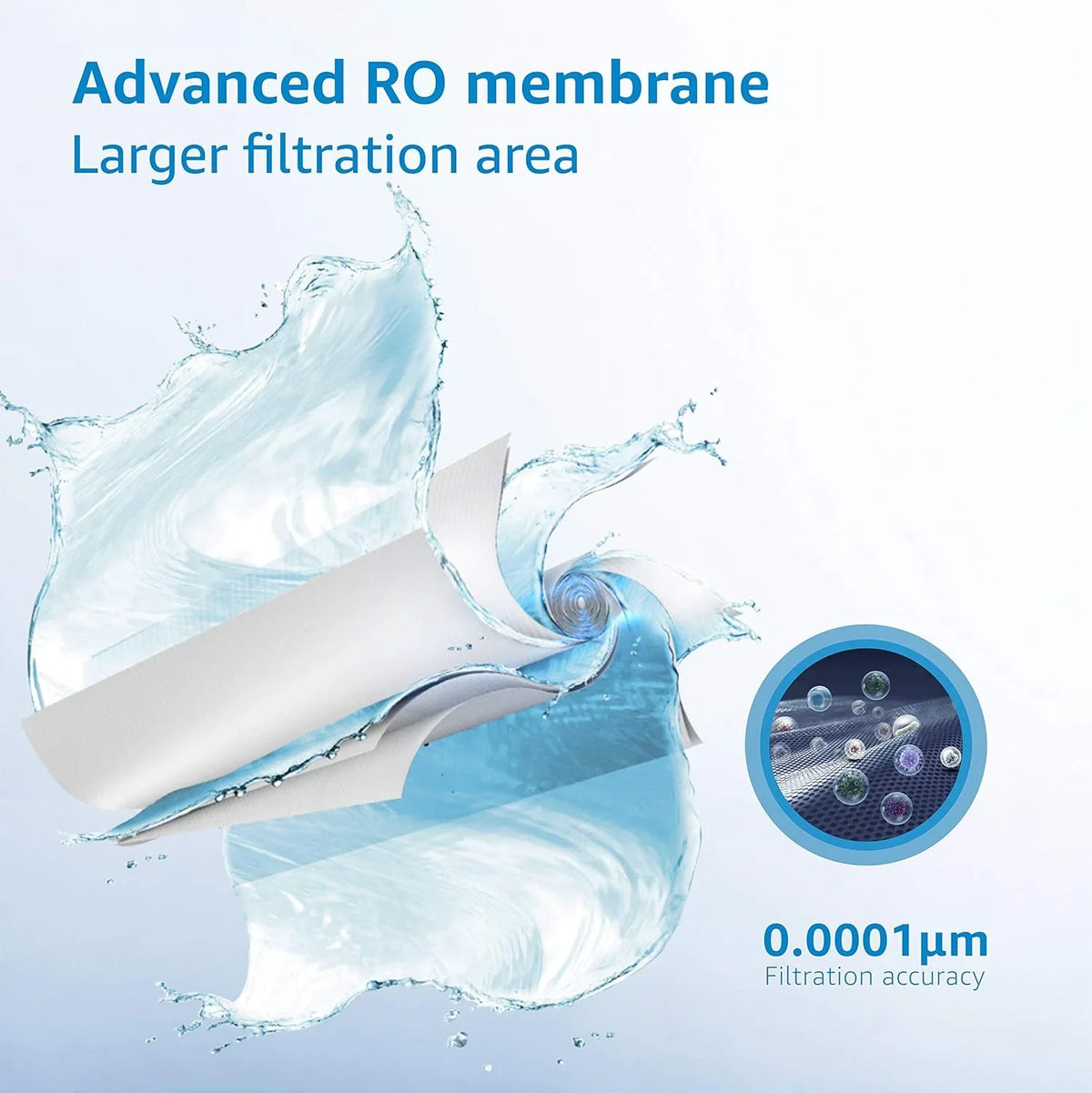 Waterdrop Osmosis System, 2-year Reduce WD-G2P600-RO WD-G2P600-W PFAS Replacement for Filter, Lifetime, Reverse