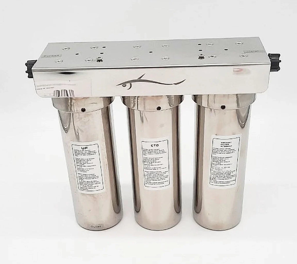 Potable stainless system Water stages filtration Ultra 3 Marine steel
