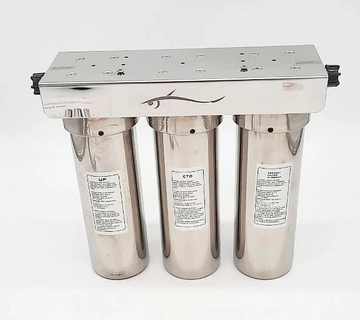 Potable stainless system Water stages filtration Ultra 3 Marine steel
