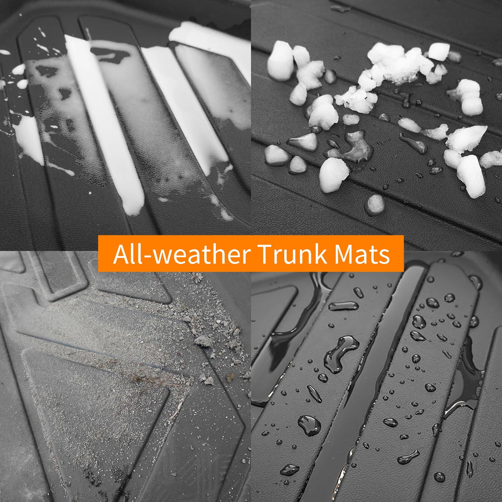 2022 Mats+Floor Y Tesla (Trunk Model Cargo Liners 2020 Tesla Mats) Mats Floor Trunk 2021 Y Weather Mats All Accessories for 2023 Model Fit