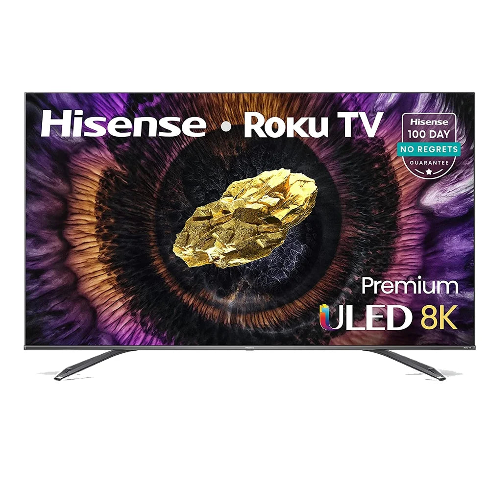TV Wall Vision Roku Adapter 2.0 Smart 2021 Channel with Bundle Deco 75" Quantum Dolby Bundle Mount Premium 75U800GR Soundbar, 8K Hisense with Dot 37"-100" TV ULED Bracket 60W 6-Outlet Surge and Home