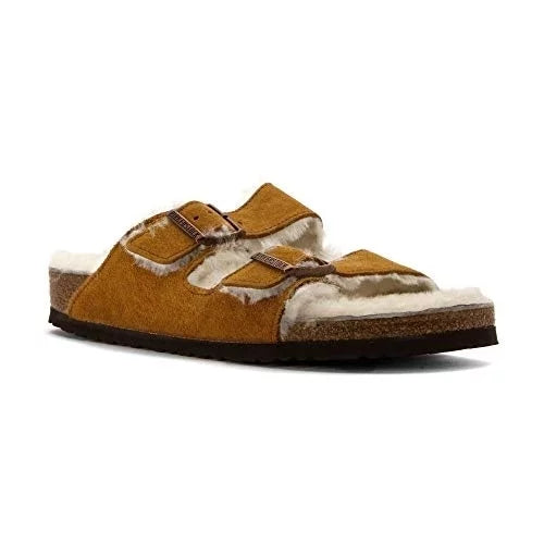 1001128 - Shearling Mink Arizona Unisex BIRKENSTOCK Suede/Natural Shearling