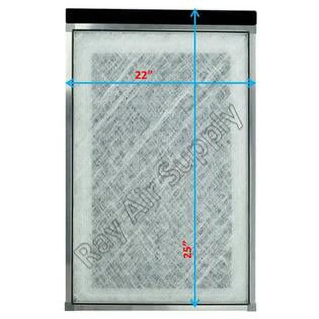 SUPPLY with Pads 22x25 RAYAIR Cleaner Guard Replacement Pack) 22x25 WHITE MicroPower Refills Filter (3 Compatible Air