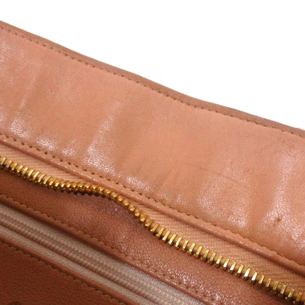 Authenticated (Good) Lambskin Orange Pre-Owned Tote Bag Women Leather Chanel Medallion Tote
