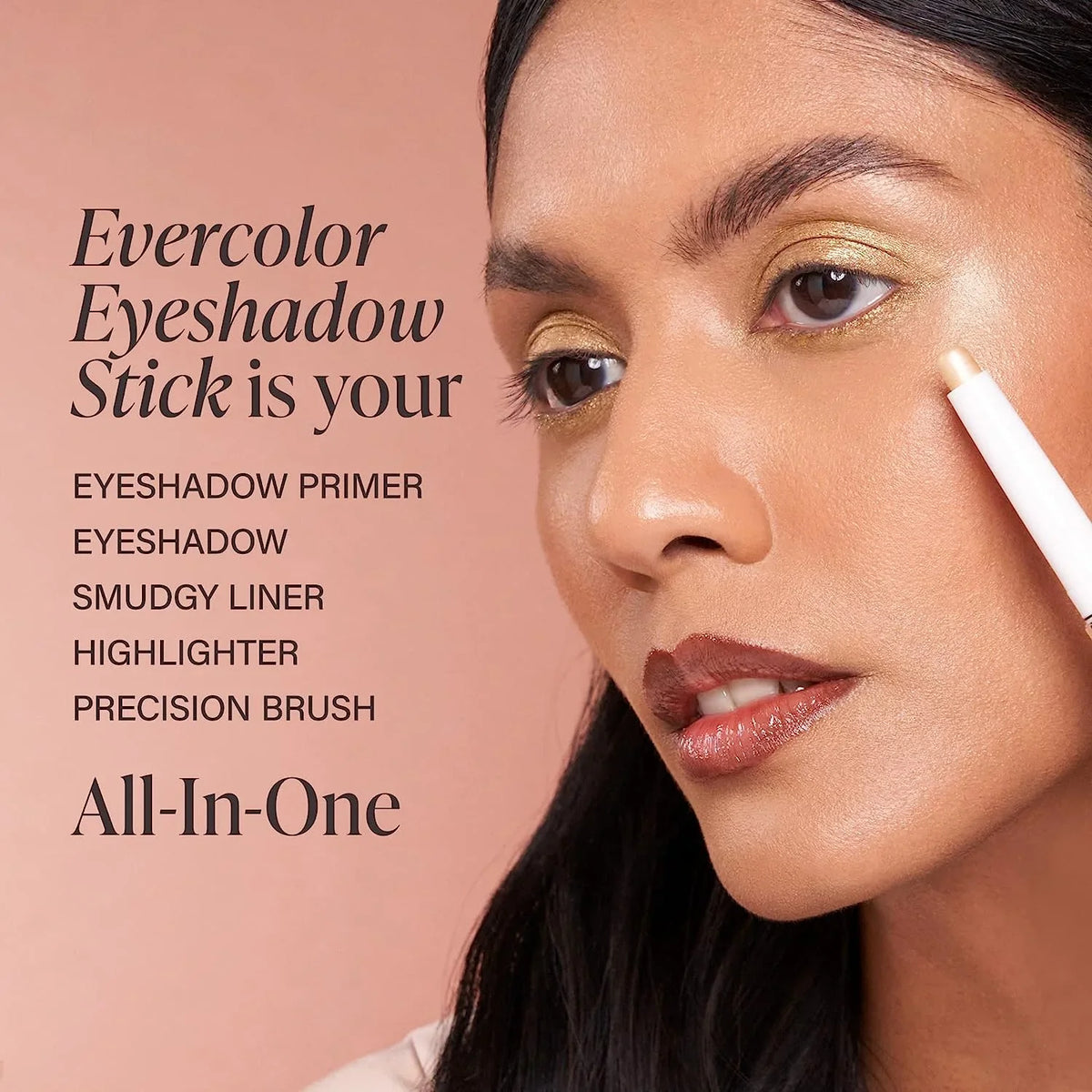 Evercolor Mally - Shimmer Fierce and Buildable Waterproof Formula Stick Stick - Color Crease-Proof Shadow Beauty - Eyeshadow Cream - Easy-to-Apply