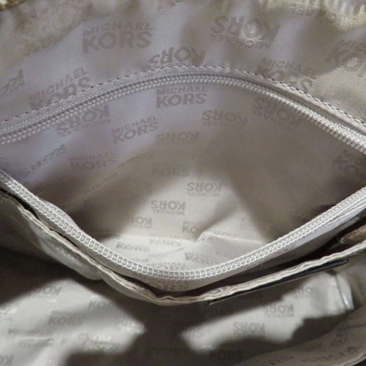 Signature Boston 2WAY Kors (Good) Bag Satchel MK Small Michael Shoulder Women Pre-Owned