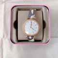 Tillie Leather Three-Hand Grey Fossil BQ3532 Watch
