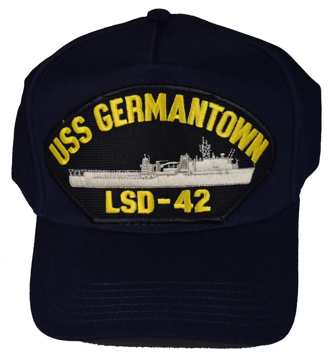 LSD-42 Owned Business HAT NAVY - GERMANTOWN Veteran - BLUE USS SHIP