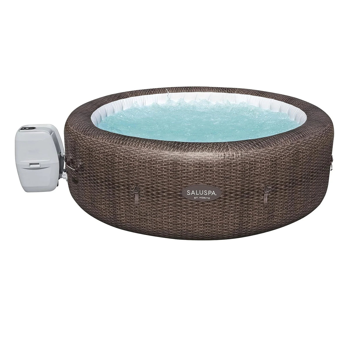 Pillows Tub Headrest Hot & Spa 4 Seat SaluSpa w/Set Bestway of St 4 Moritz