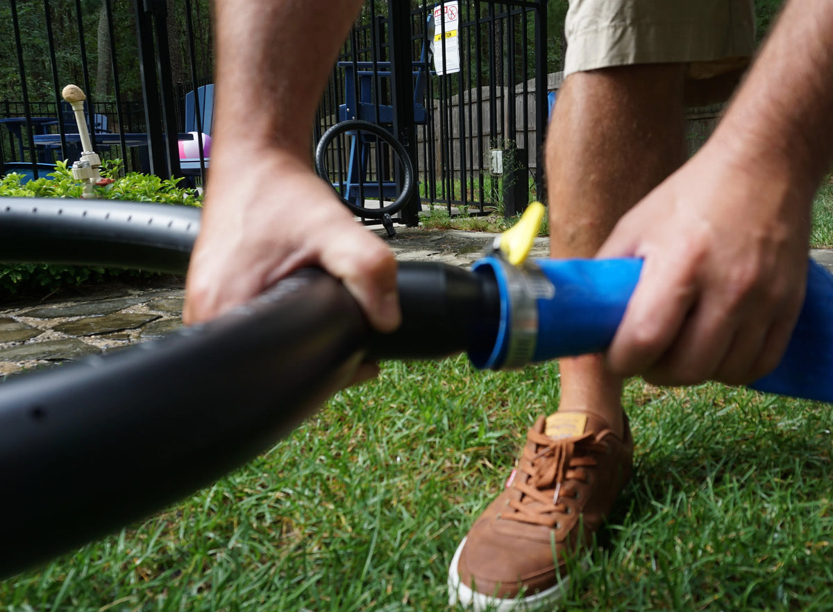 & Waste #400 1.5" with Backwash Water Swimming Pool Cartridge Hose for Fountain Sand Pools Filtered Kit Hose