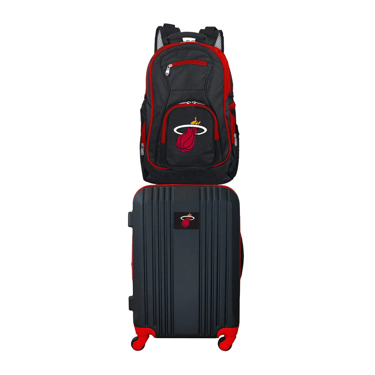 and 2-Piece Luggage Miami Heat Backpack Set NBA