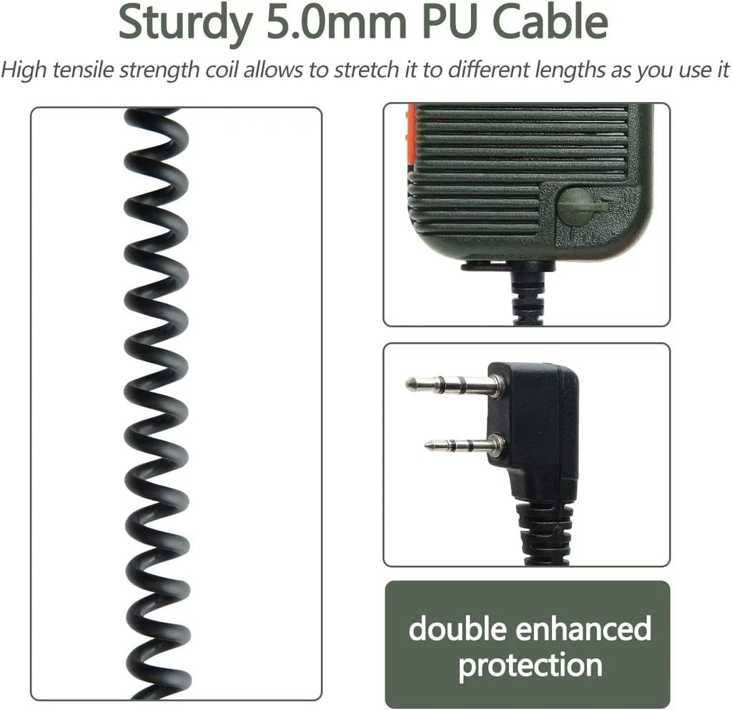Charger with 10W Kit Shoulder Bag mic,18.8 and Antenna,USB Cable AR-152 Range Way Two Foldable Rechargeable Walkie Cable,AR-152 Programming Full inch Talkie Radio Long ABBREE&BaofengAR-152 Tactical