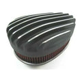 with Black Tear Drop & Carb, Finned Single Air Element Cleaner Washable