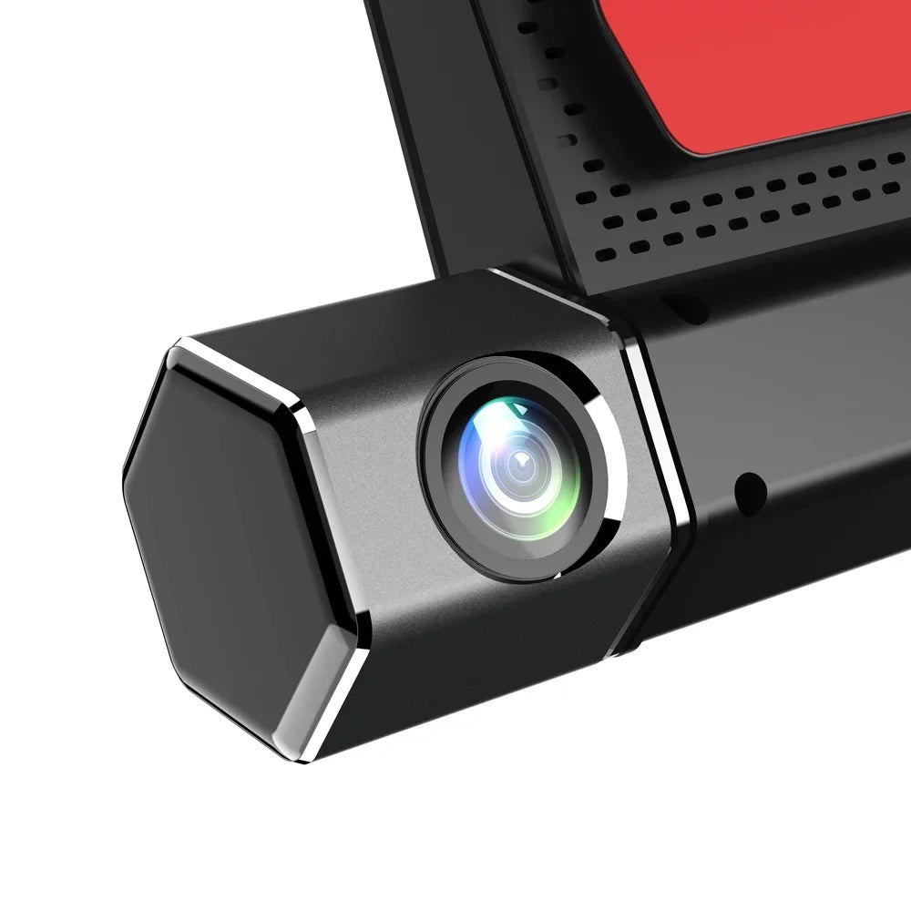 Auto 3 Cameras Clear Rearview Mirror Dash Car Driving Car Video Recorder 4in Walmeck Car Cam Recorder Recording Safety