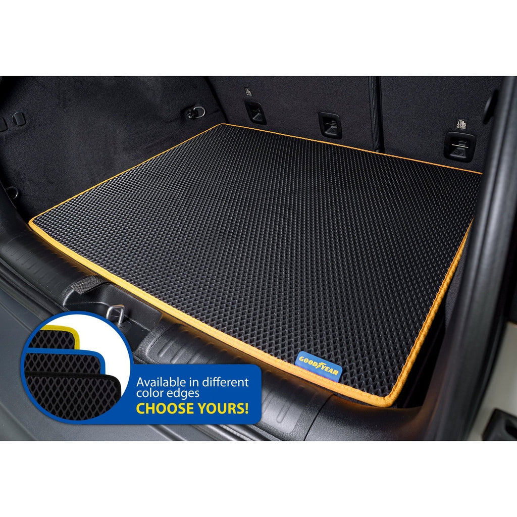 for Fit Cargo Shape, Liner Cargo Technology Liquid & Mat Goodyear - Liner, Luggage Trunk 2018-2023 with Waterproof, Jeep Cherokee Anti-Slip Dirt Dimond Trapping Custom Heavy - Liner-GY004560 Duty