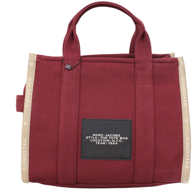 Women's The M0017025-610 Small Size Tote, (Merlot, One Leather Red) Marc Jacobs