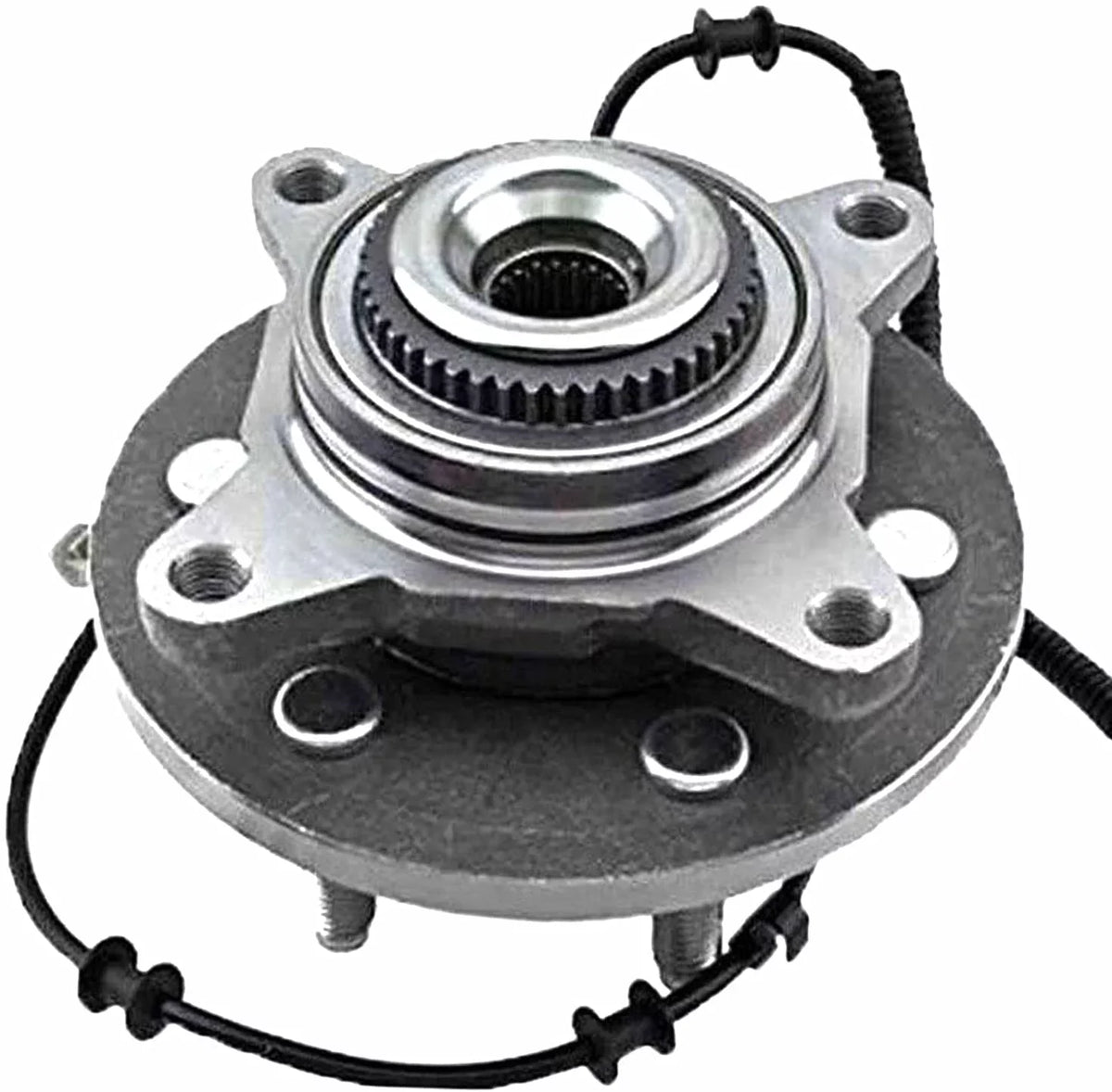 Front Wheel Lugs JADODE Bearing w/ABS, for F-150 6 Mark Assembly 4WD Wheel Lincoln Replacement Hub 515079 2006-2008 LT Bearing Ford 2005-2008,
