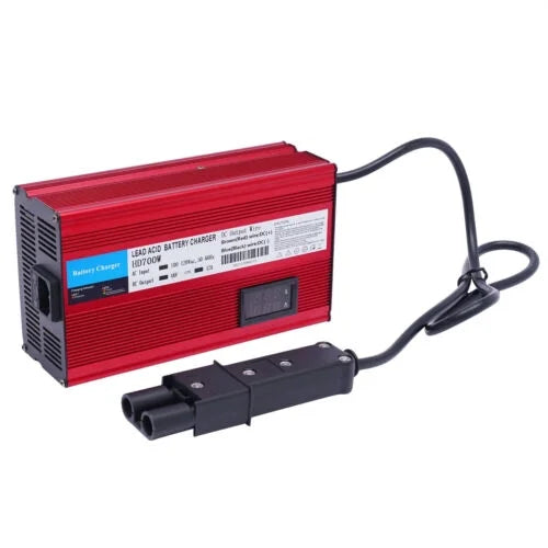 Charging Pin Battery Amp Trickle Golf 12 Plug Mode Charger Barrel Cart 48 2 Volt