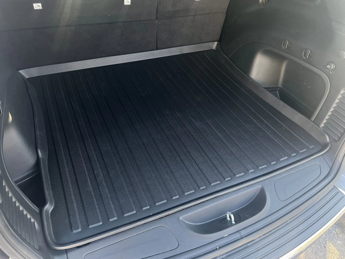 Car Custom for Protection All-Season Premium Black - Trunk - for WK Jeep Grand 2011-2021 Laser Cargo Cherokee Mat Cherokee Grand 3D - Trunk Jeep Shaped 100% 2022 - Liners Measured Cargo Mat Liner Fit