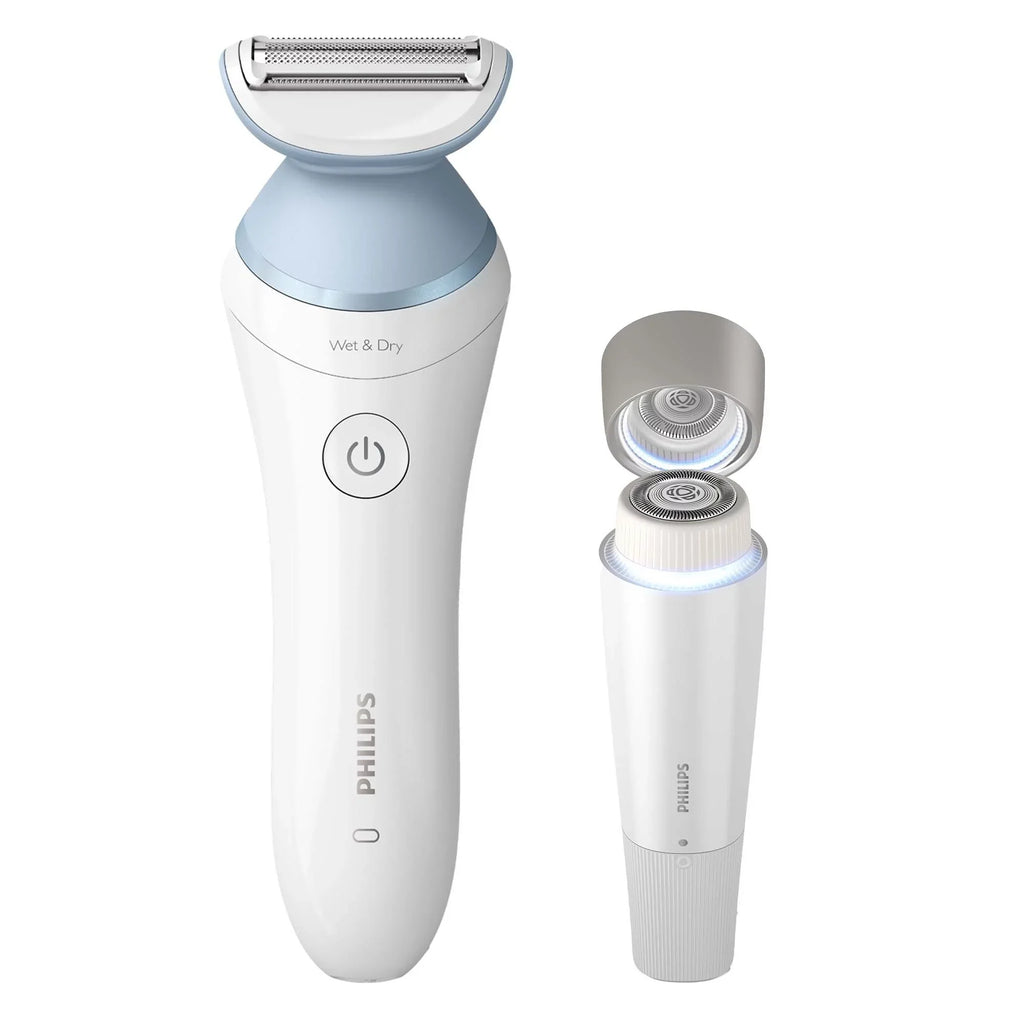 Philips Hair Electric with Remover, Series Electric BRL166/91 Lady Shaver Cordless, 8000 Facial